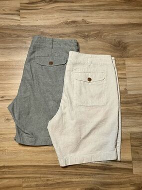 JCrew Linen-Cotton Beach Short Bundle